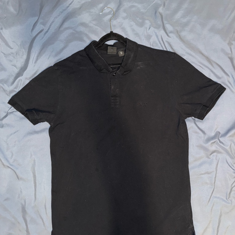 Black Hugo Boss Polo